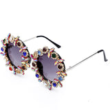 Round Crystal Sunglasses